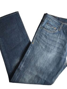 Calvin Klein Jeans Men’s 36 Straight Leg Medium Wash 100% Cotton Denim Classic